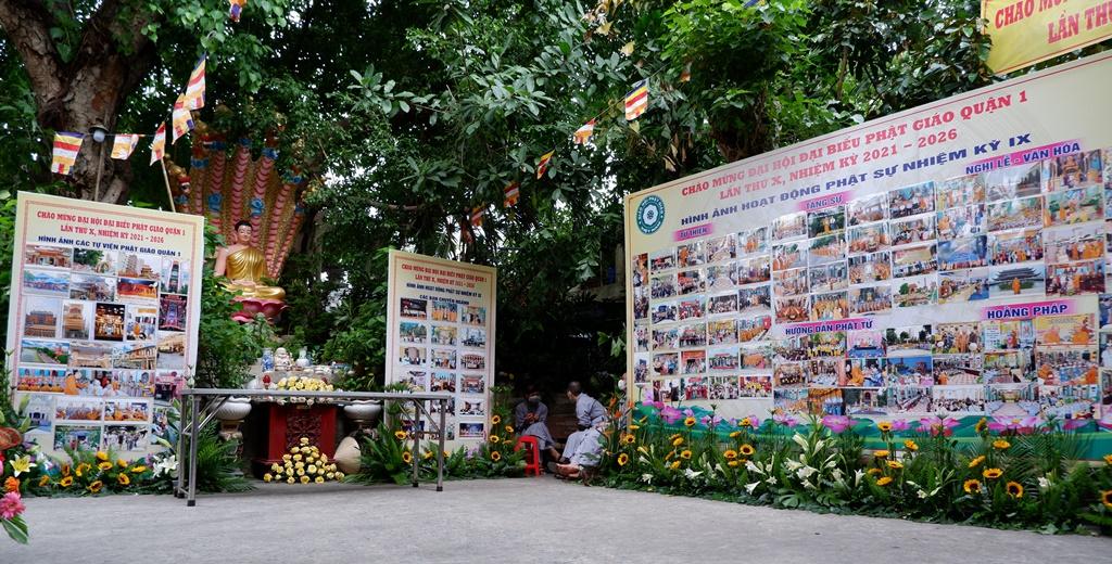 Không gian triển lãm hình ảnh các hoạt động Phật sự nổi bật của Phật giáo quận 1 nhiệm kỳ 2016 - 2021 Không gian triển lãm hình ảnh các hoạt động Phật sự nổi bật của Phật giáo quận 1 nhiệm kỳ 2016 - 2021