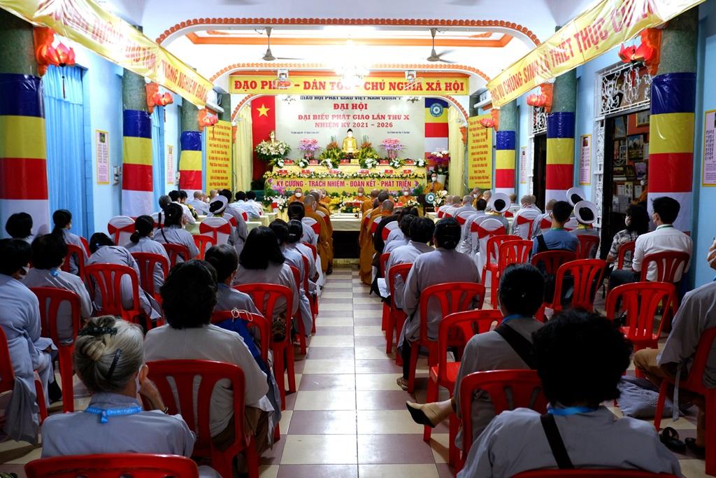 Quang cảnh hội trường chùa Vạn Thọ trong phiên trù bị chiều nay 6-5-2021 Quang cảnh hội trường chùa Vạn Thọ trong phiên trù bị chiều nay 6-5-2021