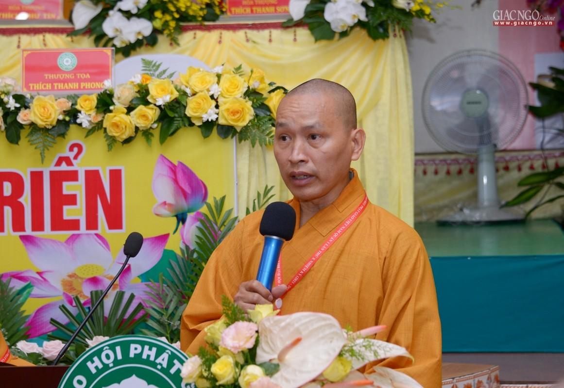 Thượng toạ Thích Minh Quang, Trưởng Ban Tổ chức đại hội đọc diễn văn khai mạc