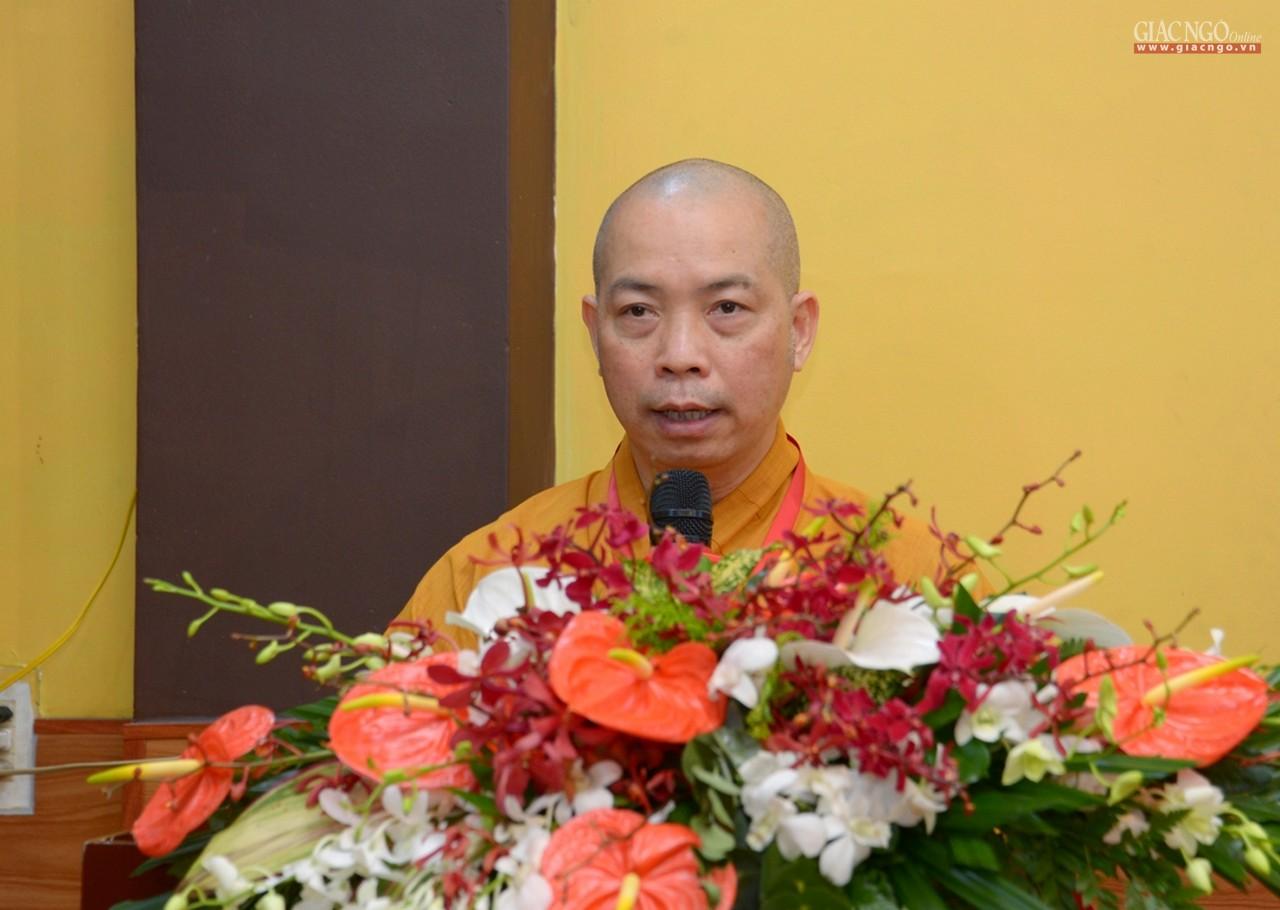 Thượng toạ Thích Quang Thạnh đọc quyết định và thông qua danh sách tặng Bằng tuyên dương công đức và Bằng công đức của Ban Trị sự GHPGVN TP.HCM Thượng toạ Thích Quang Thạnh đọc quyết định và thông qua danh sách tặng Bằng tuyên dương công đức và Bằng công đức của Ban Trị sự GHPGVN TP.HCM