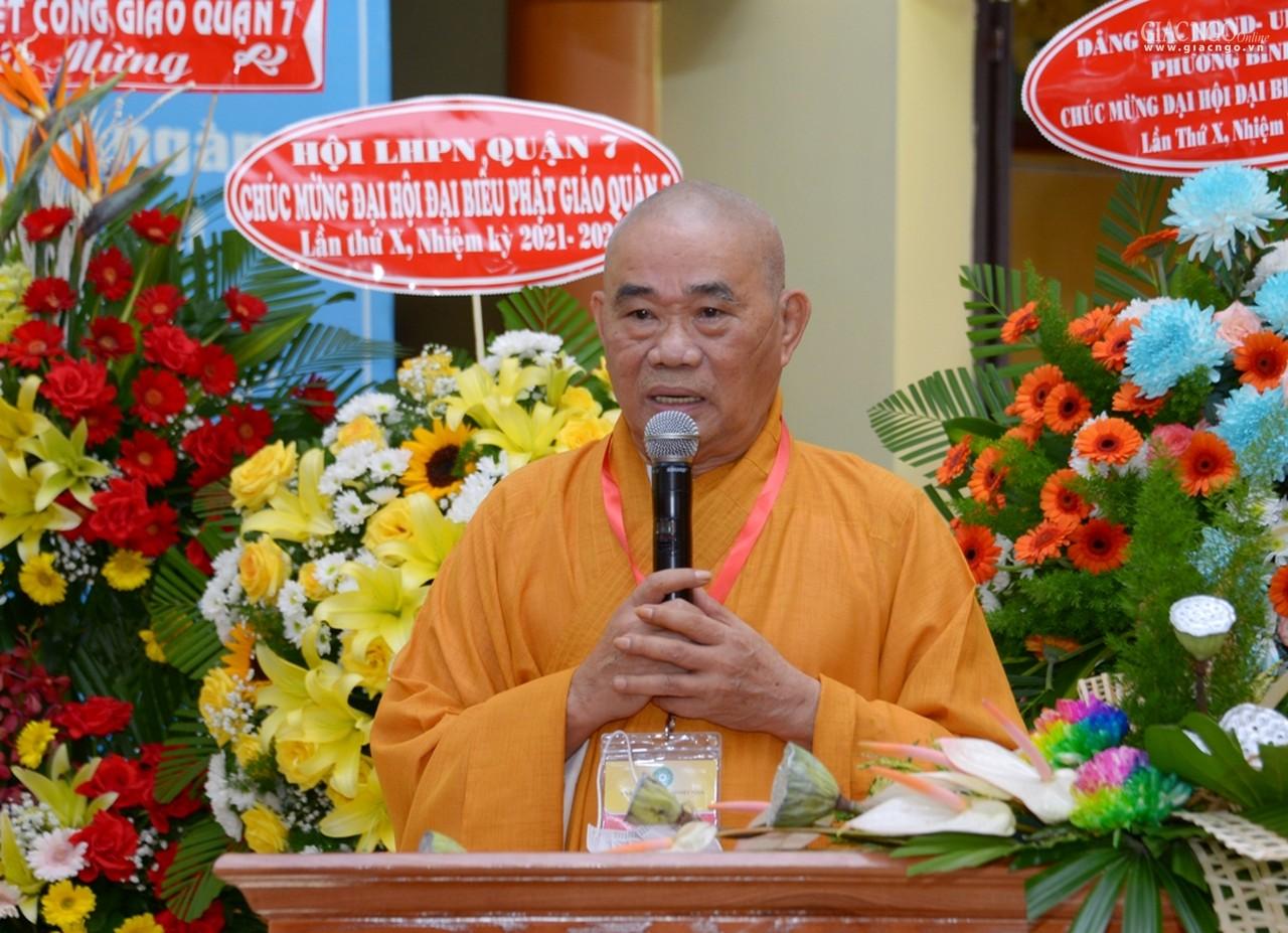 Hòa thượng Thích Lãng Huỳnh, Trưởng ban Tổ chức đọc diễn văn khai mạc Hòa thượng Thích Lãng Huỳnh, Trưởng ban Tổ chức đọc diễn văn khai mạc