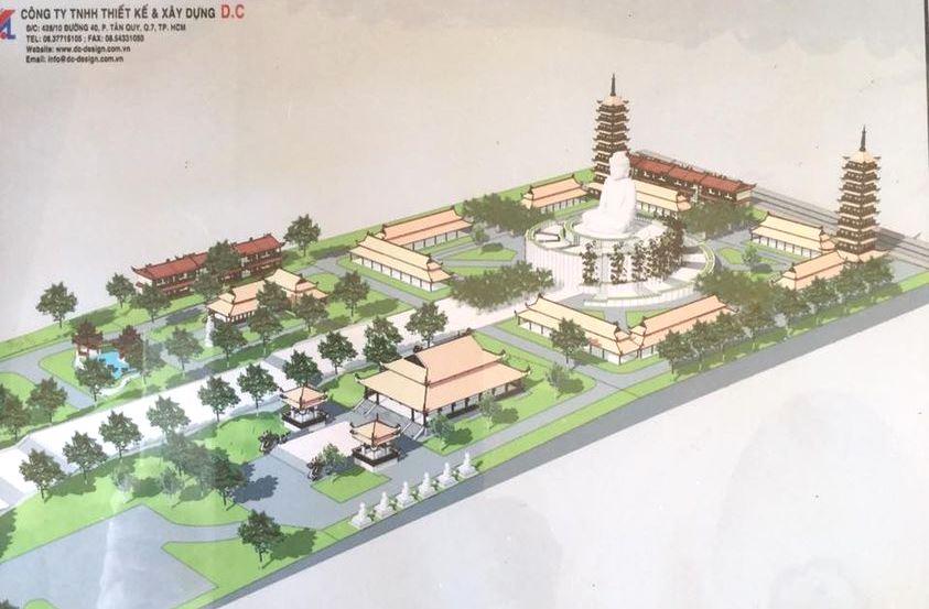 Phối cảnh chùa Minh Đạo Phối cảnh chùa Minh Đạo