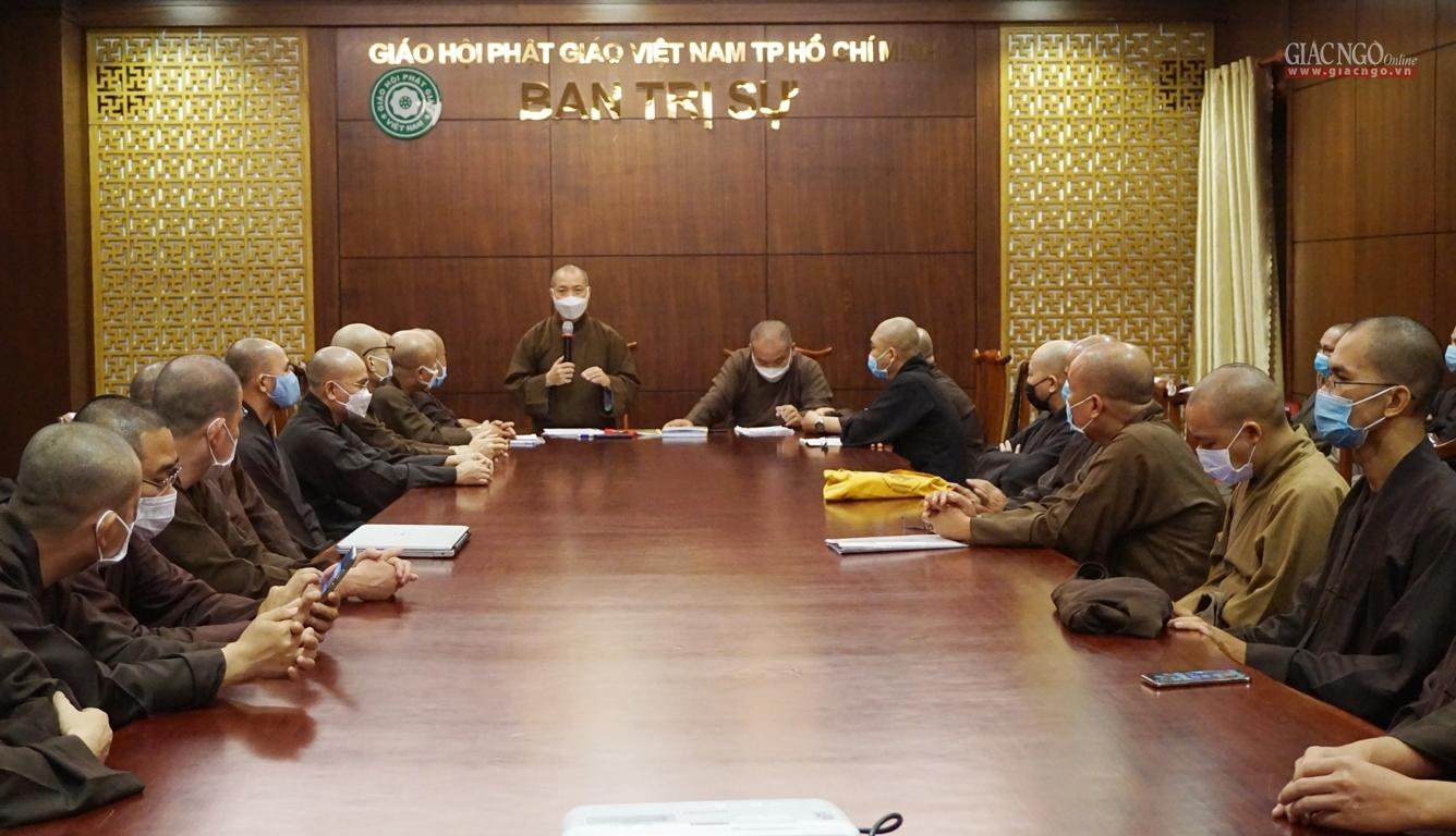 Thượng tọa Thích Quang Thạnh nêu các vấn đề cần lưu ý về văn phòng hành chánh điện tử