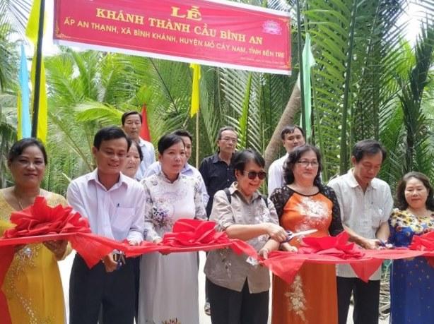 Khánh thành cầu nông thôn Bình An Khánh thành cầu nông thôn Bình An
