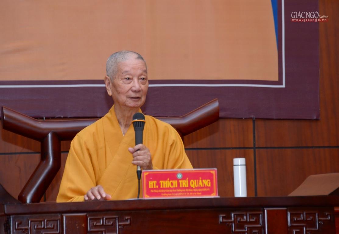Trưởng lão Hòa thượng Thích Trí Quảng chủ trì buổi họp Trưởng lão Hòa thượng Thích Trí Quảng chủ trì buổi họp