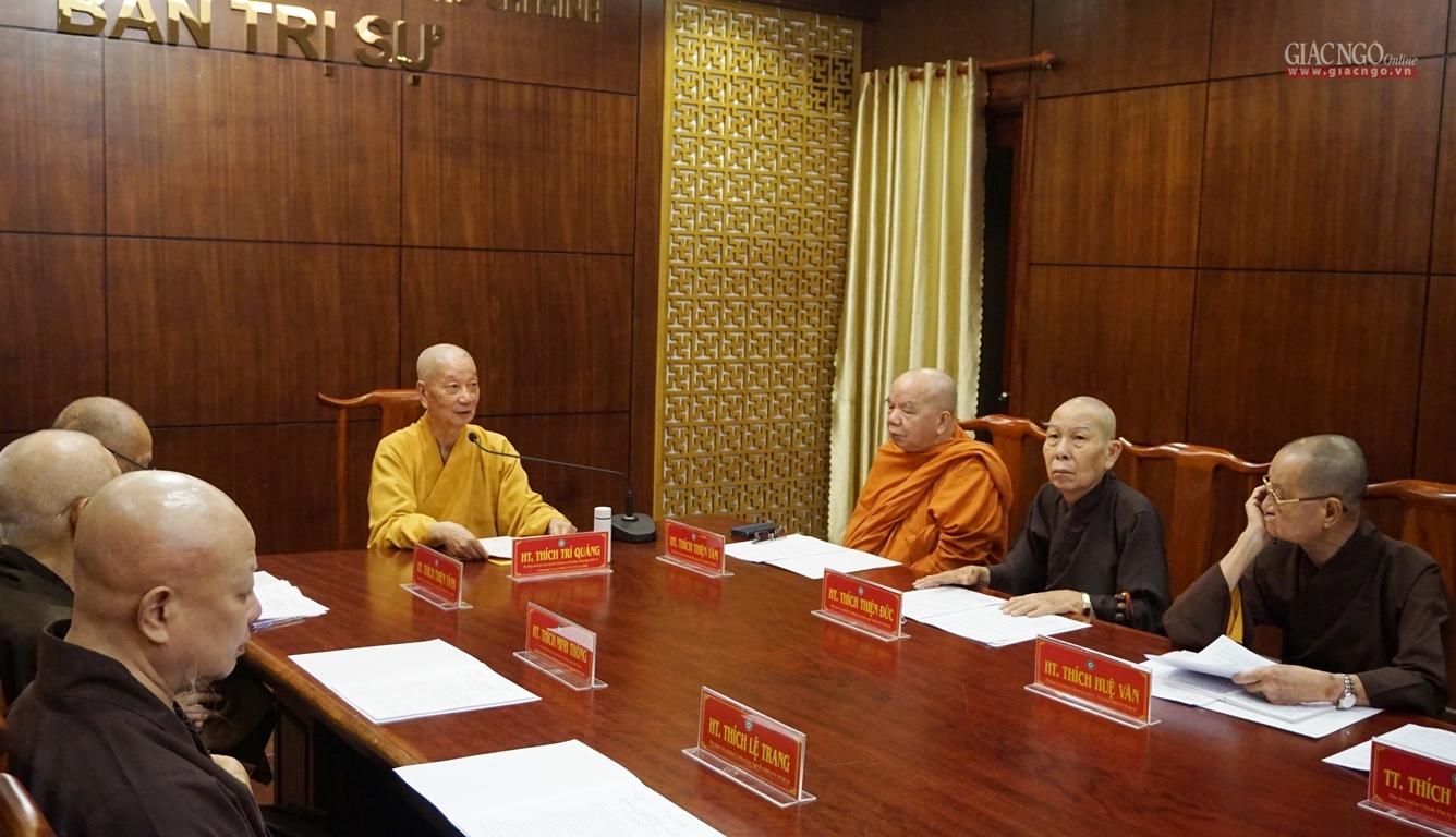 Thảo luận nhiều Phật sự trọng tâm trong thời gian tới Thảo luận nhiều Phật sự trọng tâm trong thời gian tới