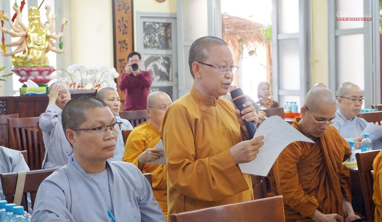 Ni sư Thích nữ Hòa Liên, Phó Thư ký Phân ban Ni giới Trung ương điều phối chương trình buổi họp Ni sư Thích nữ Hòa Liên, Phó Thư ký Phân ban Ni giới Trung ương điều phối chương trình buổi họp