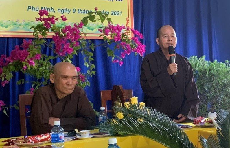 Đại đức Thích Viên Trừng phát biểu khai mạc Đại đức Thích Viên Trừng phát biểu khai mạc