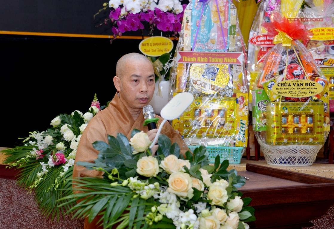 Thượng tọa Thích Quang Thạnh dẫn chương trình lễ tưởng niệm Thượng tọa Thích Quang Thạnh dẫn chương trình lễ tưởng niệm
