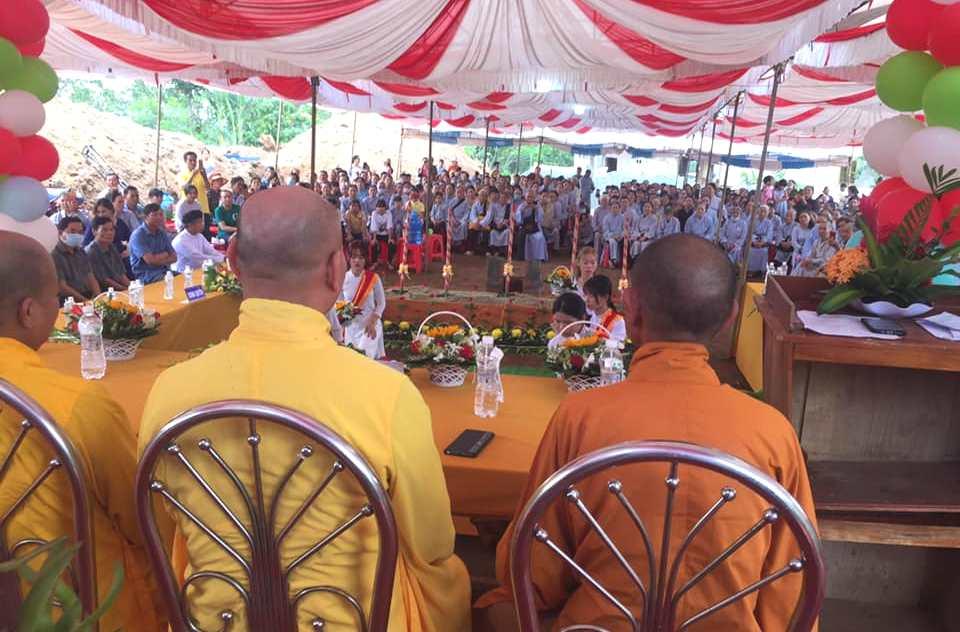 Quang cảnh buổi lễ khởi công xây dựng chánh điện chùa Thanh An Quang cảnh buổi lễ khởi công xây dựng chánh điện chùa Thanh An