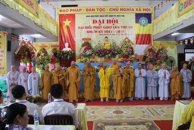 Tân Ban Trị sự TP.Bến Tre nhiệm kỳ 2021-2026 ra mắt đại hội Tân Ban Trị sự TP.Bến Tre nhiệm kỳ 2021-2026 ra mắt đại hội