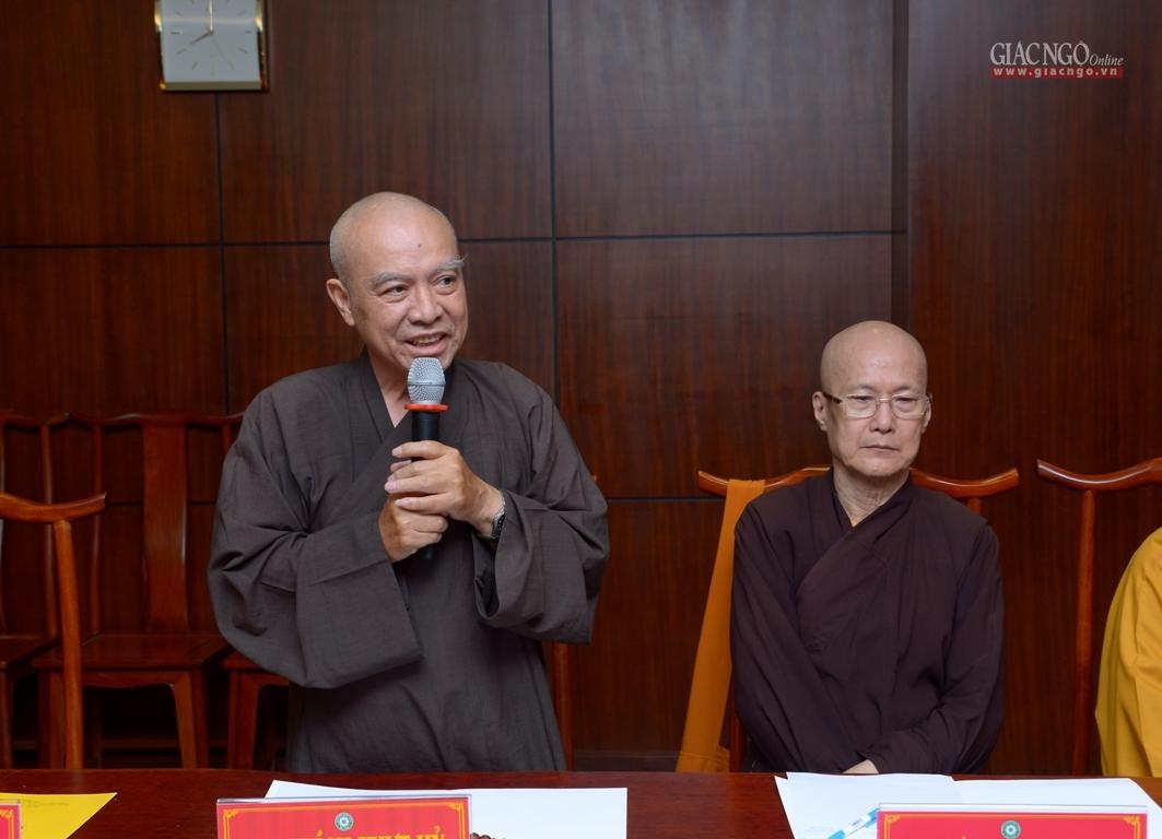 Hòa thượng Thích Nhật Hỷ báo cáo công tác hoằng pháp Hòa thượng Thích Nhật Hỷ báo cáo công tác hoằng pháp