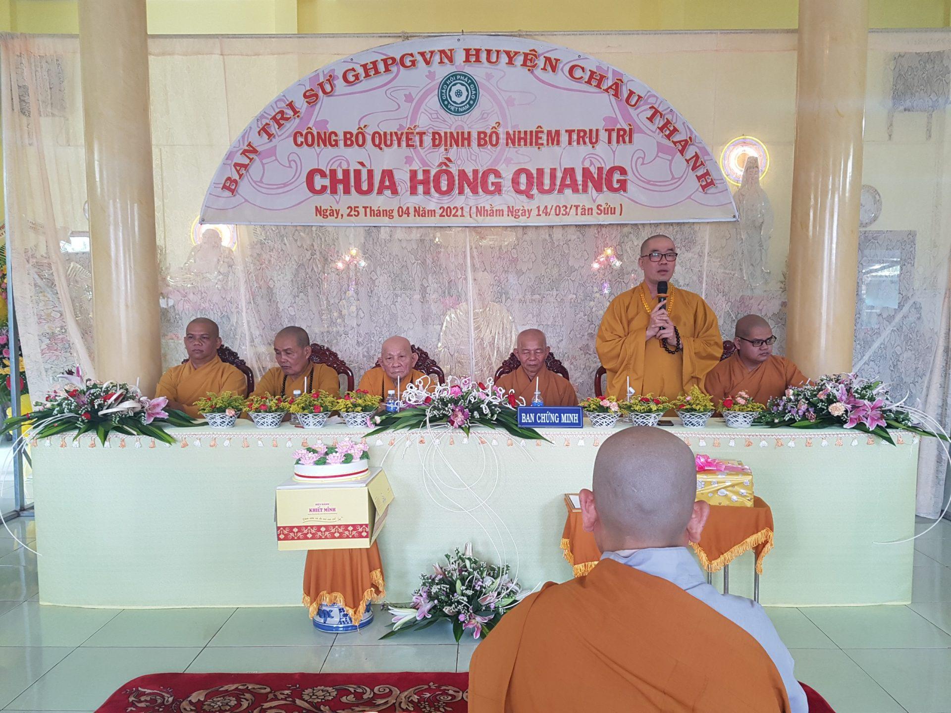 Thượng tọa Thích Quảng Lộc ban đạo từ Thượng tọa Thích Quảng Lộc ban đạo từ