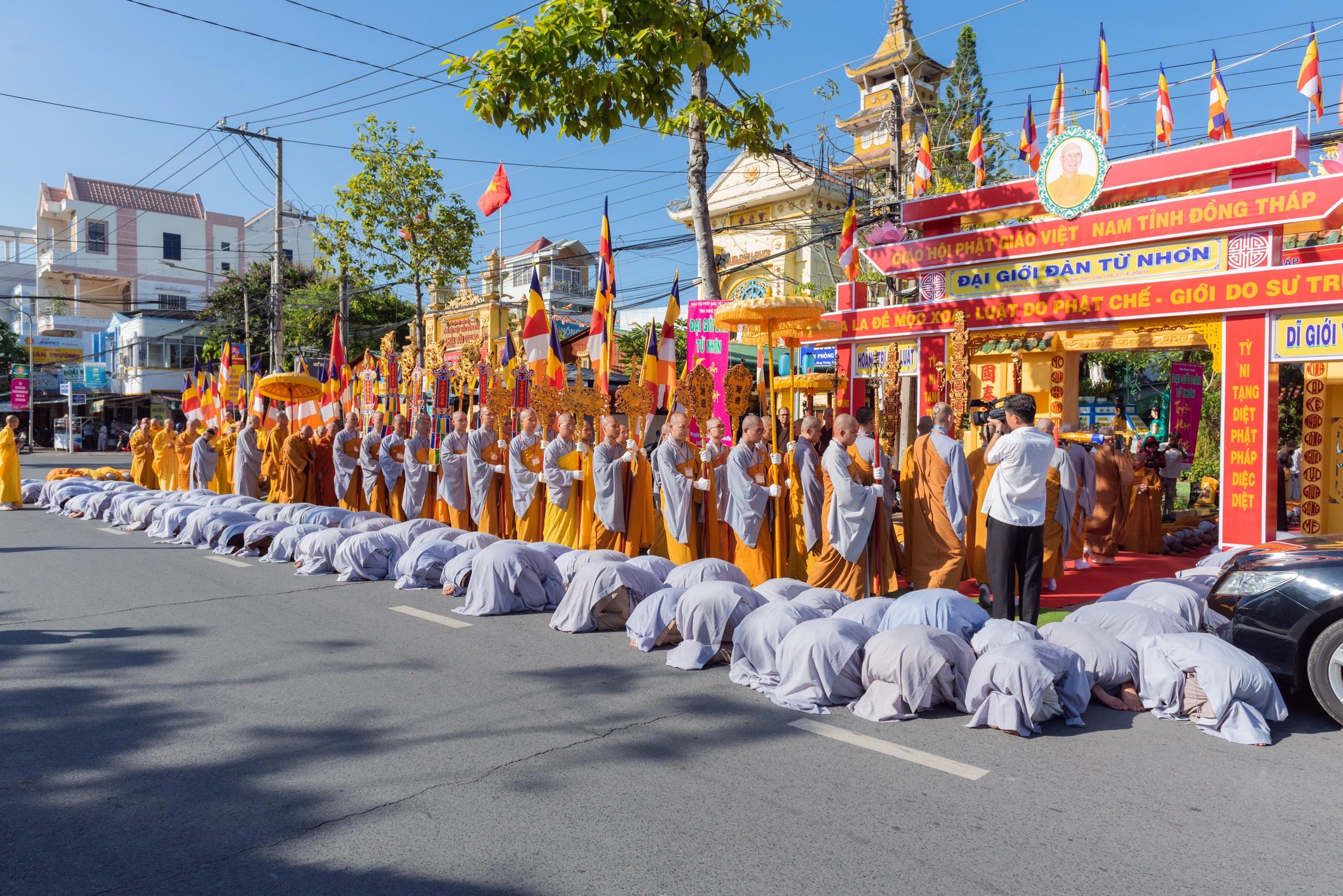 Đại giới đàn Từ Nhơn có 700 giới tử đăng ký