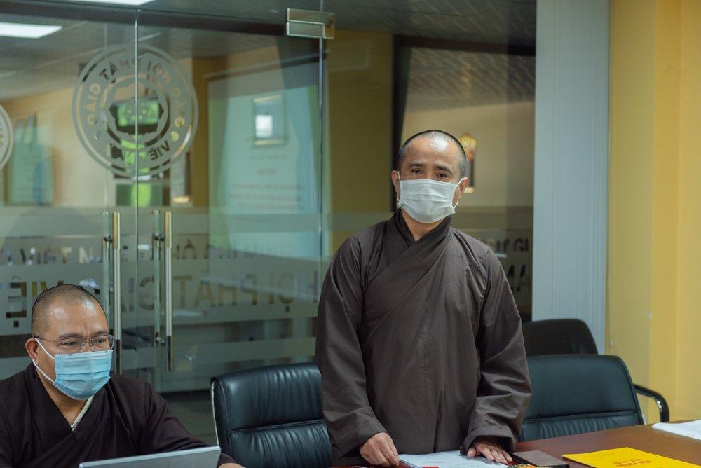 Ban Thông tin - Truyền thông thảo luận nhiều hoạt động nhằm truyền thông các sự kiện trong Tuần Phật đản của Phật giáo TP.HCM - Ảnh: Đăng Huy