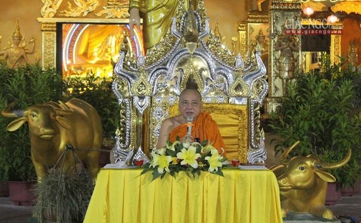Hòa thượng Thích Bửu Chánh phát biểu khai mạc Hòa thượng Thích Bửu Chánh phát biểu khai mạc