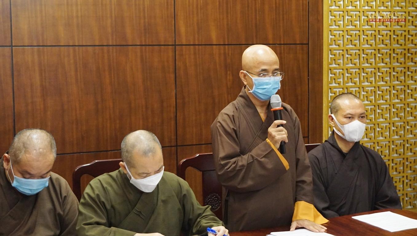 Thượng tọa Thích Thiện Quý phát biểu khai mạc Thượng tọa Thích Thiện Quý phát biểu khai mạc