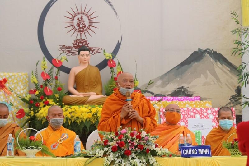 Hòa thượng Thích Giác Minh ban đạo từ