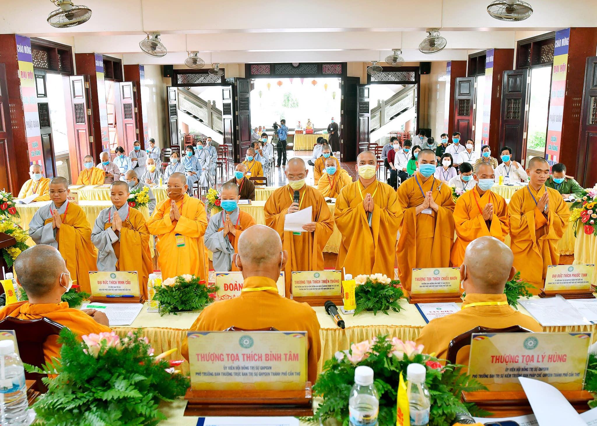 Tân Ban Trị sự GHPGVN quận Cái Răng phát biểu nhận nhiệm vụ Tân Ban Trị sự GHPGVN quận Cái Răng phát biểu nhận nhiệm vụ