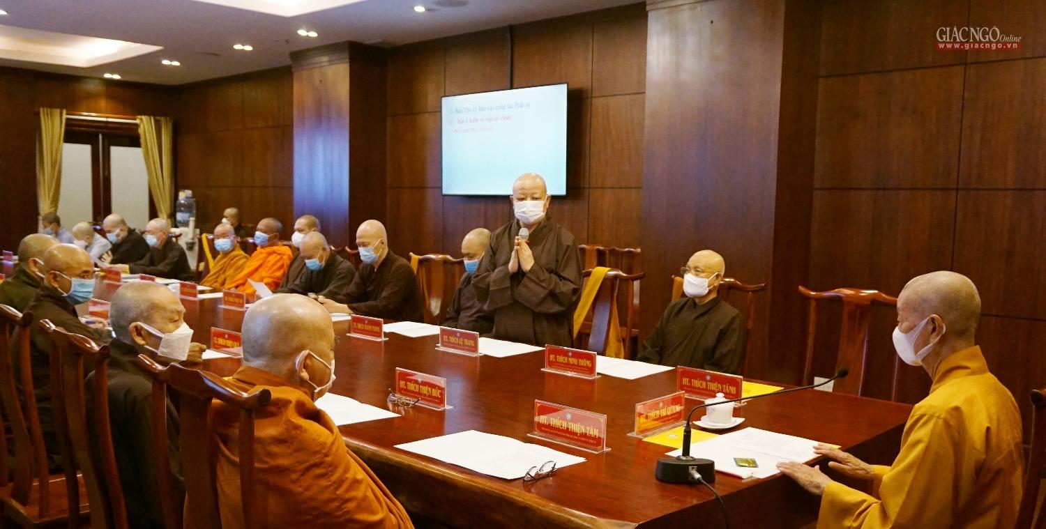 Buổi họp thống nhất nhiều nội dung chuẩn bị các sự kiện Kính mừng Đại lễ Phật đản Phật lịch 2565 Buổi họp thống nhất nhiều nội dung chuẩn bị các sự kiện Kính mừng Đại lễ Phật đản Phật lịch 2565