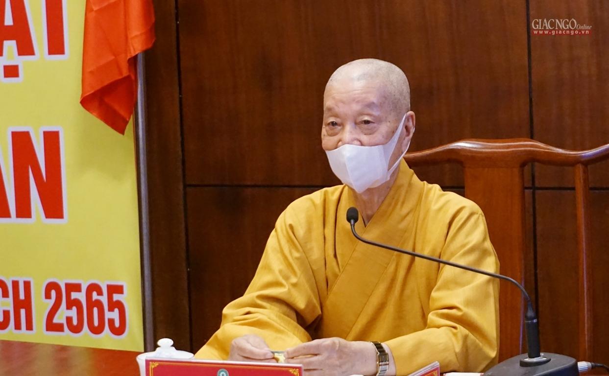 Trưởng lão Hoà thượng Thích Trí Quảng chủ trì buổi họp Trưởng lão Hoà thượng Thích Trí Quảng chủ trì buổi họp