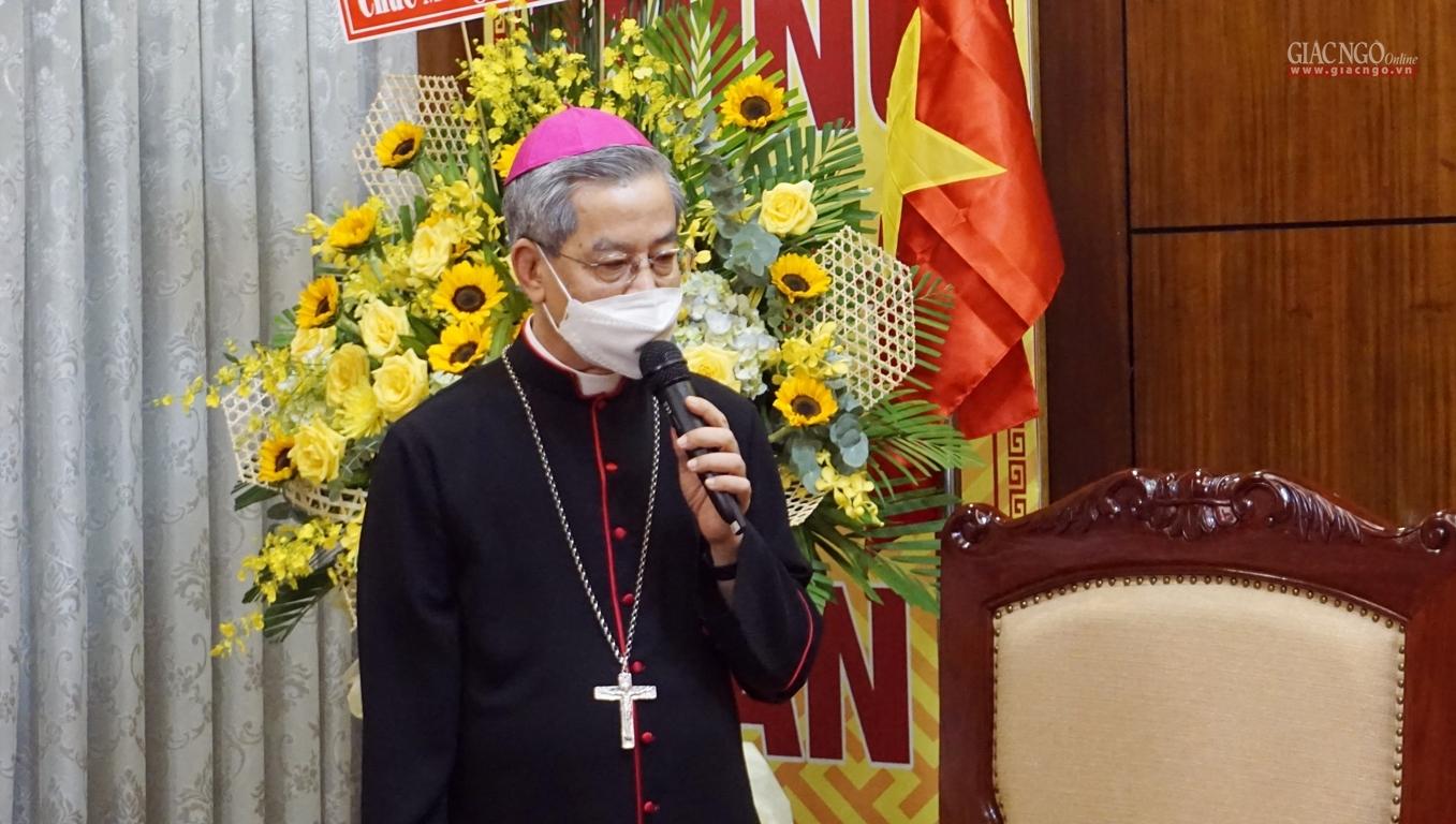 Tổng Giám mục Giuse Nguyễn Năng chúc mừng Phật đản đến chư tôn đức Ban Trị sự Phật giáo TP.HCM Tổng Giám mục Giuse Nguyễn Năng chúc mừng Phật đản đến chư tôn đức Ban Trị sự Phật giáo TP.HCM