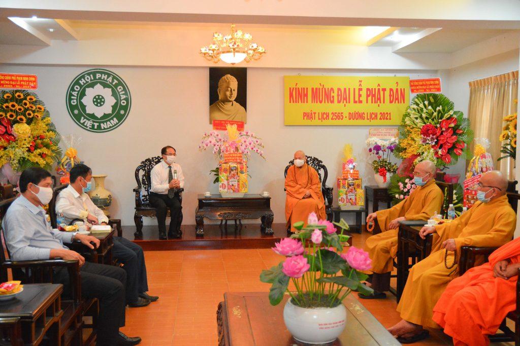 Buổi tiếp đoàn lãnh đạo Ban Tôn giáo Chính phủ tại Văn phòng II - thiền viện Quảng Đức - Ảnh: Công Minh Buổi tiếp đoàn lãnh đạo Ban Tôn giáo Chính phủ tại Văn phòng II - thiền viện Quảng Đức - Ảnh: Công Minh