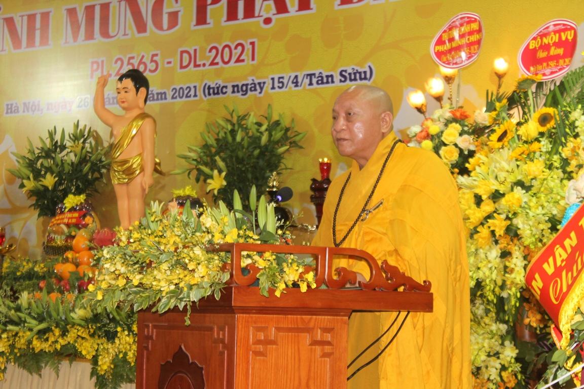 Hòa thượng Thích Gia Quang đọc Diễn văn kính mừng Phật đản Phật lịch 2465 Hòa thượng Thích Gia Quang đọc Diễn văn kính mừng Phật đản Phật lịch 2465