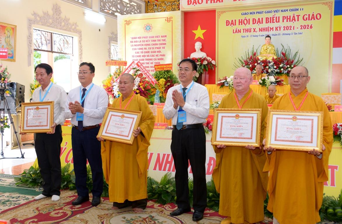 4 cá nhân hoàn thành xuất sắc công tác Phật sự được Ủy ban MTTQVN TP.HCM ghi nhận