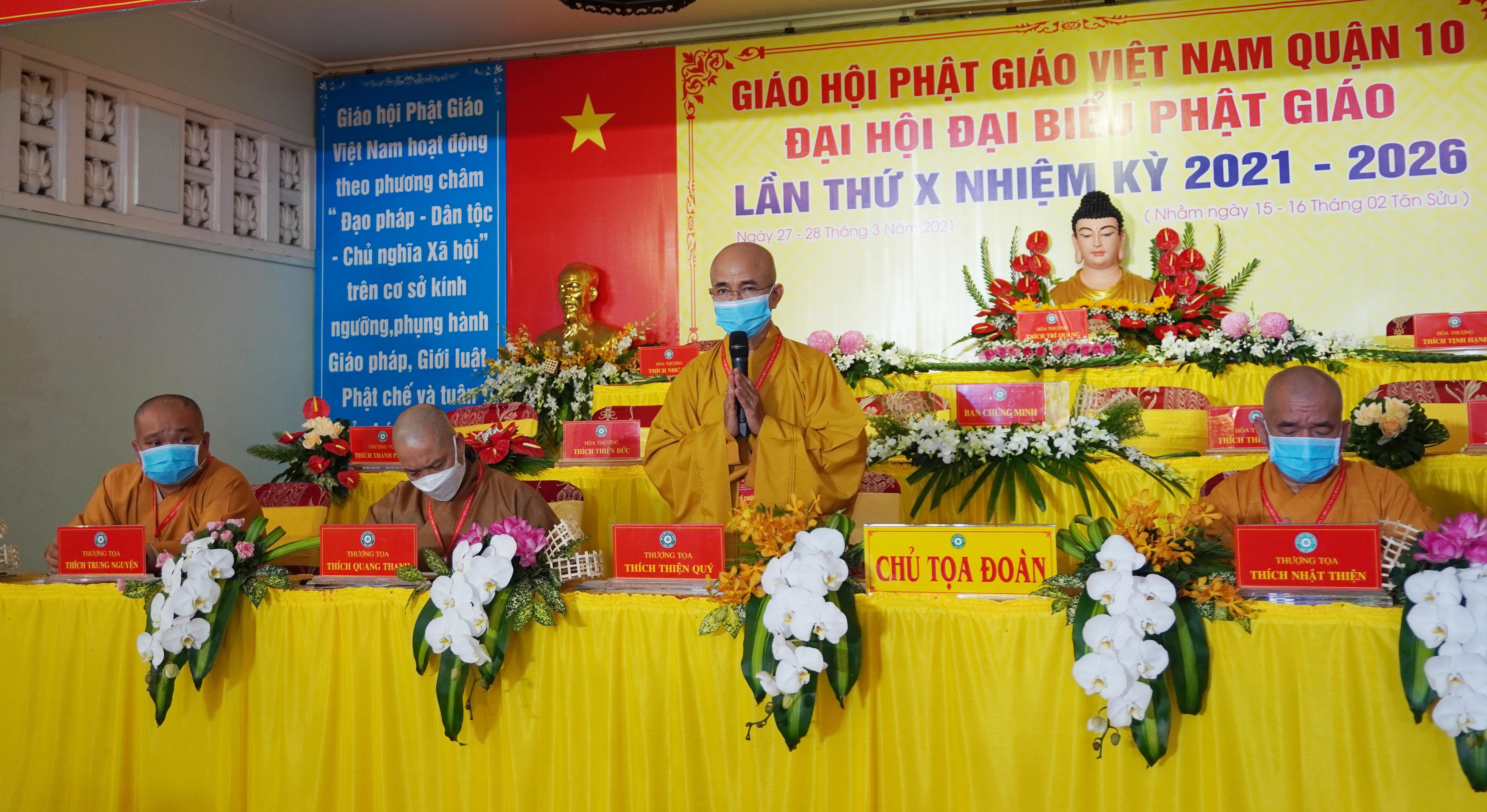 Thượng tọa Thích Thiện Quý phát biểu đúc kết Thượng tọa Thích Thiện Quý phát biểu đúc kết