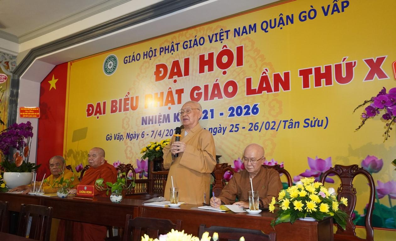 Hòa thượng Thích Giác Thuận góp ý về hoạt động của Ban Chứng minh trong nhiệm kỳ X