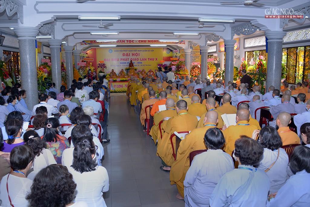 Hội trường chùa Huỳnh Kim nơi diễn ra đại hội Hội trường chùa Huỳnh Kim nơi diễn ra đại hội