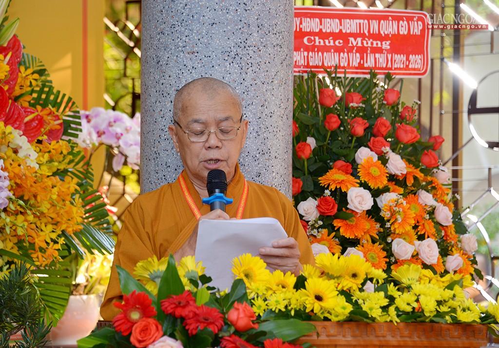 Hòa thượng Thích Nhật Lang phát biểu khai mạc Hòa thượng Thích Nhật Lang phát biểu khai mạc