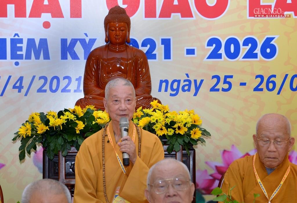 Trưởng lão Hòa thượng Thích Trí Quảng đạo từ, chỉ đạo tại đại hội Trưởng lão Hòa thượng Thích Trí Quảng đạo từ, chỉ đạo tại đại hội