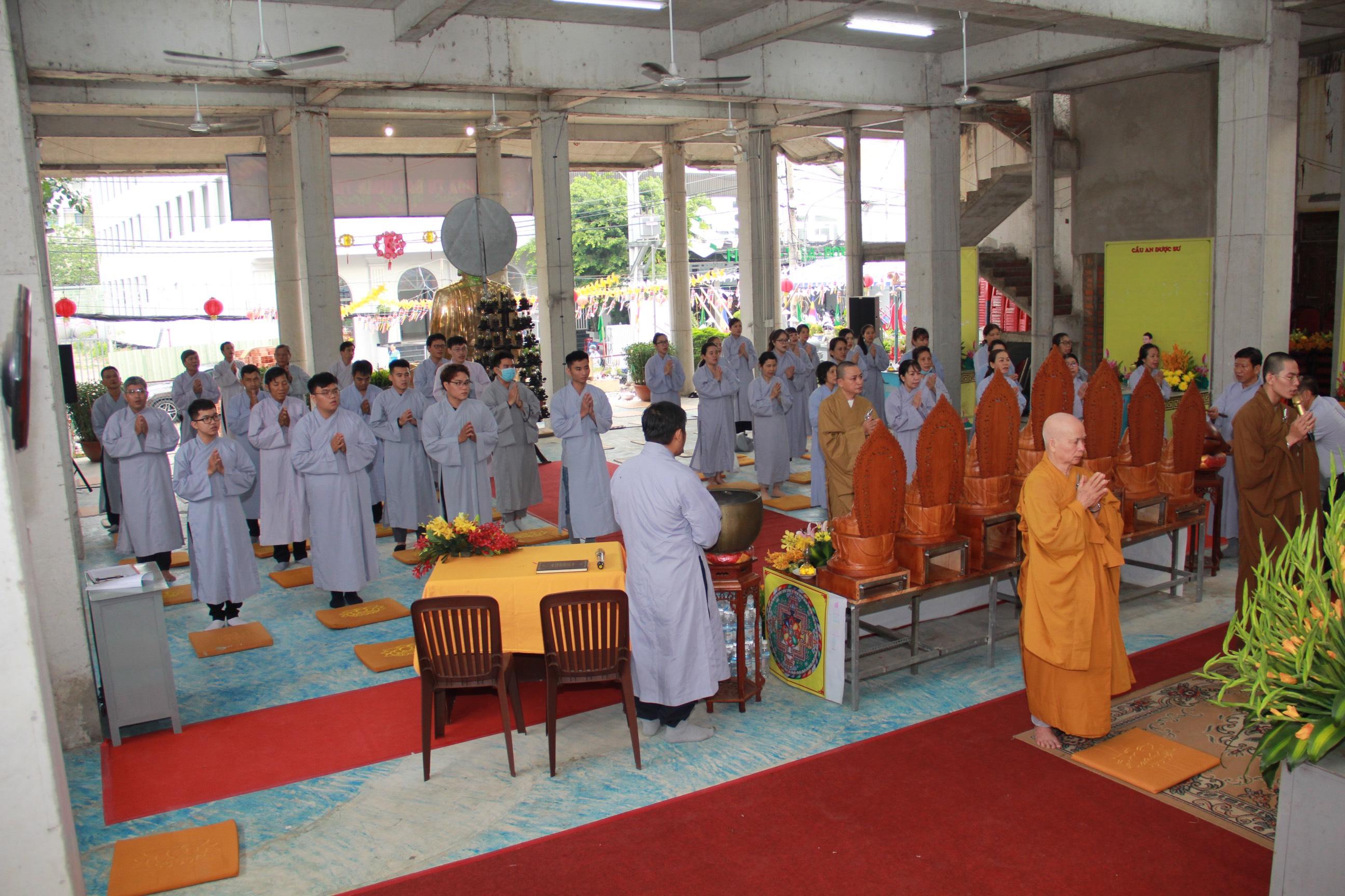 Gần 60 giới tử là huynh trưởng tham dự khóa tu - Ảnh: Ban Thông tin truyền thông GĐPT TP.HCM Gần 60 giới tử là huynh trưởng tham dự khóa tu - Ảnh: Ban Thông tin truyền thông GĐPT TP.HCM