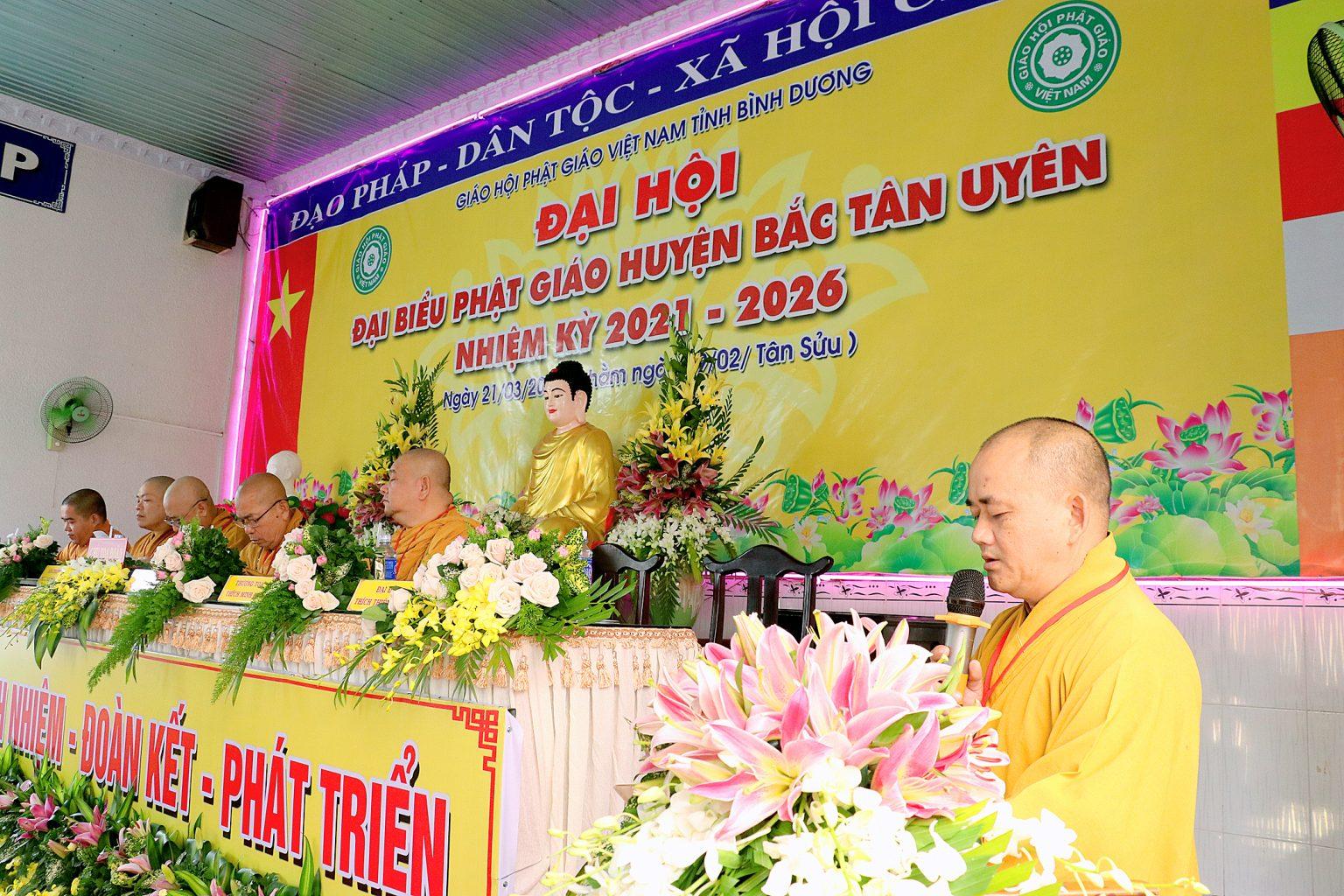 Đại đức Thích Thiện Quang phát biểu khai mạc Đại đức Thích Thiện Quang phát biểu khai mạc