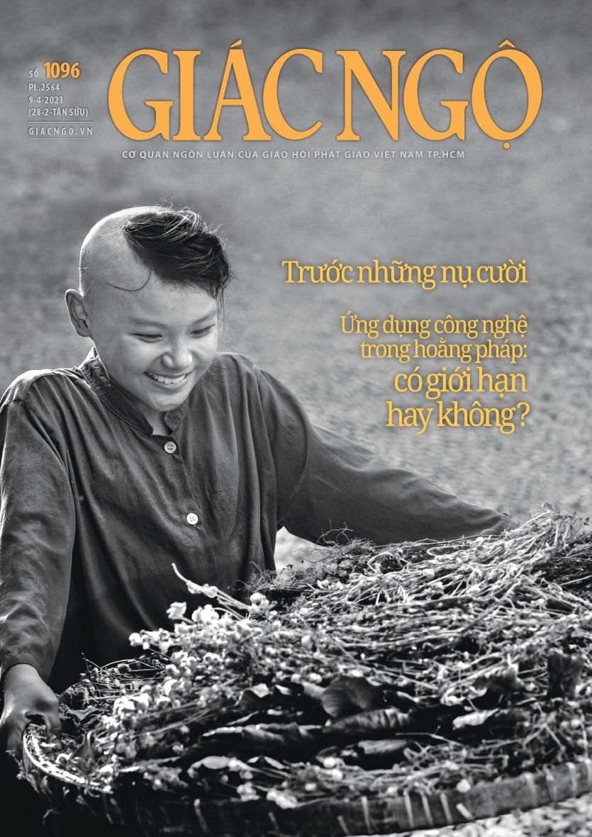 Bìa báo Giác Ngộ số 1096