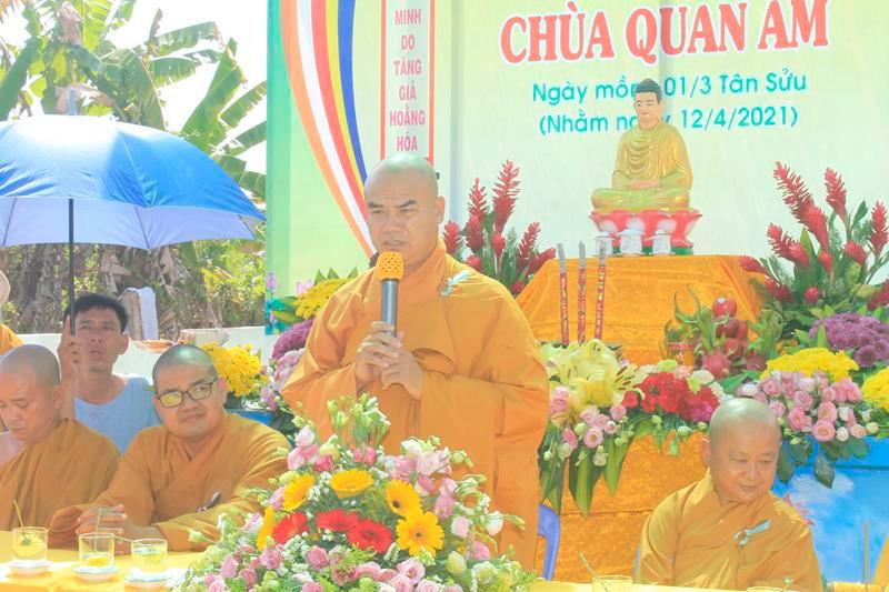 Thượng tọa Thích Thông Triệt ban đạo từ Thượng tọa Thích Thông Triệt ban đạo từ