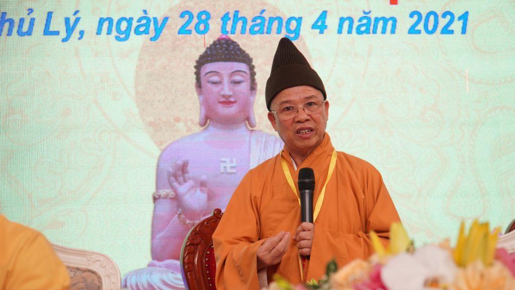 Hòa thượng Thích Thanh Quyết ban đạo từ