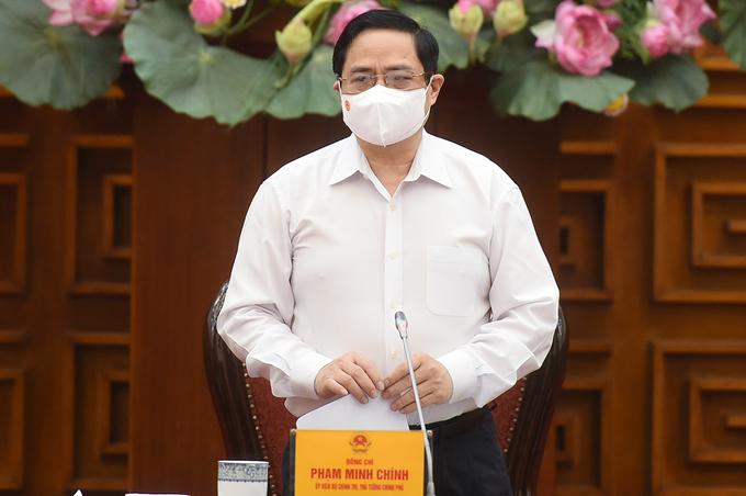 Thủ tướng Phạm Minh Chính chủ trì họp khẩn phòng chống Covid-19, sáng 30-4 - Ảnh: VGP Thủ tướng Phạm Minh Chính chủ trì họp khẩn phòng chống Covid-19, sáng 30-4 - Ảnh: VGP