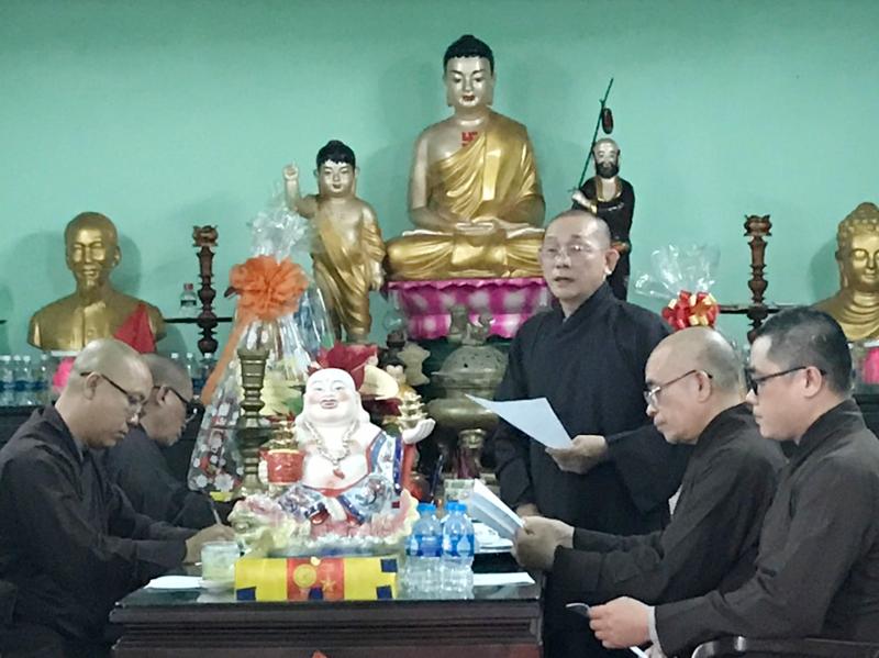 Thượng tọa Thích Tịnh Tâm triển khai công tác Đại lễ Phật đản và An cư kiết hạ Phật lịch 2565 Thượng tọa Thích Tịnh Tâm triển khai công tác Đại lễ Phật đản và An cư kiết hạ Phật lịch 2565