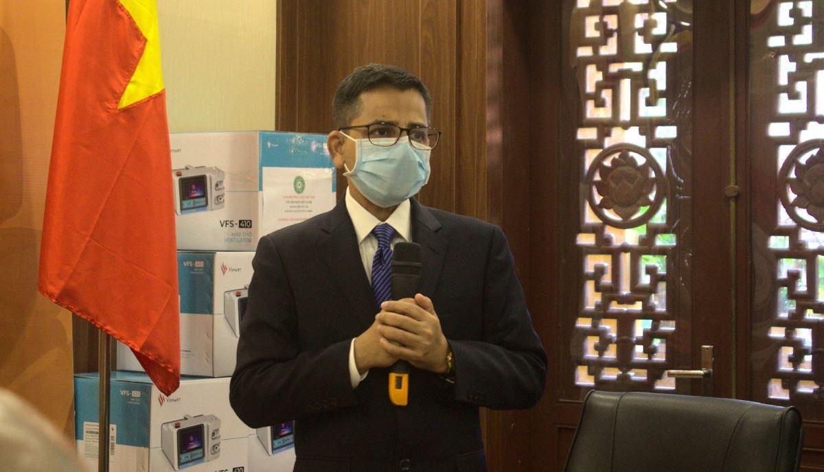 Ông Pranay Verma, Đại sứ Ấn Độ tại Việt Nam bày tỏ lòng biết ơn GHPGVN, Phật tử, người dân Việt Nam Ông Pranay Verma, Đại sứ Ấn Độ tại Việt Nam bày tỏ lòng biết ơn GHPGVN, Phật tử, người dân Việt Nam