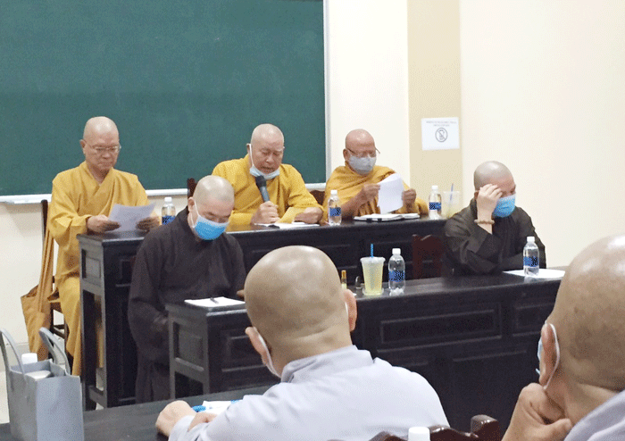 Hòa thượng Thích Huệ Minh phát biểu chỉ đạo Hòa thượng Thích Huệ Minh phát biểu chỉ đạo