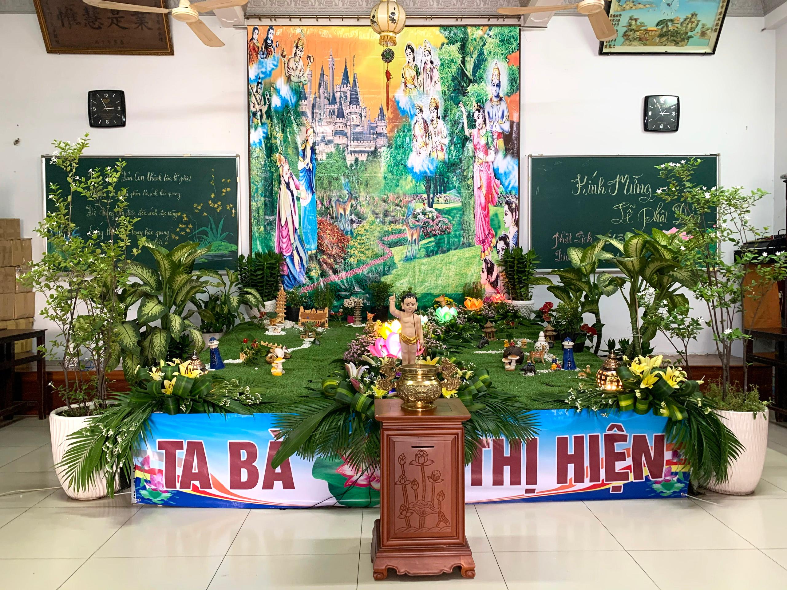Vườn Lâm-tỳ-ni tại chùa Phước Viên - Ảnh: chùa Phước Viên Vườn Lâm-tỳ-ni tại chùa Phước Viên - Ảnh: chùa Phước Viên