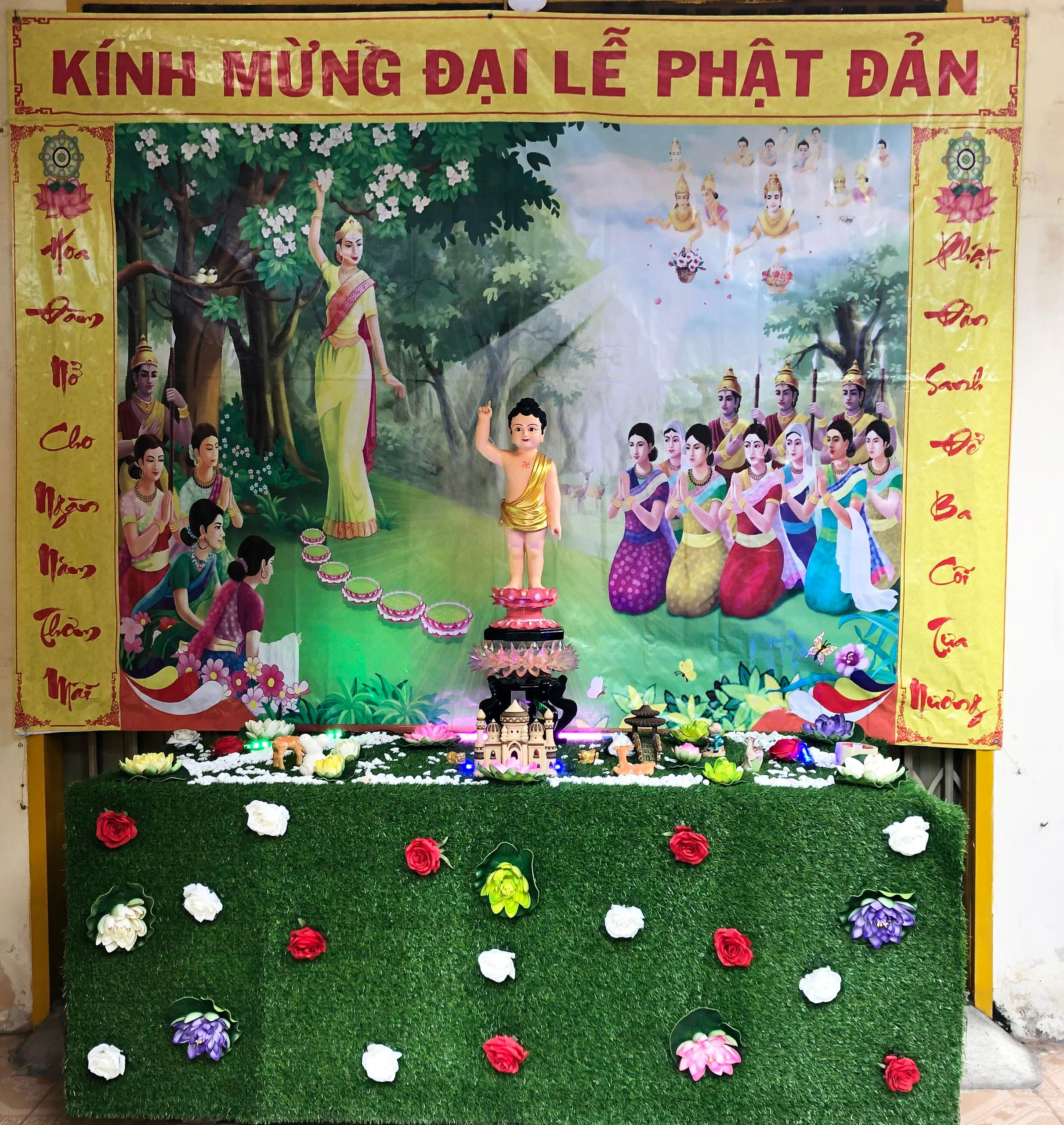 Hạnh phúc thay Đức Phật đản sinh - Ảnh: chùa Nhựt Quang Hạnh phúc thay Đức Phật đản sinh - Ảnh: chùa Nhựt Quang