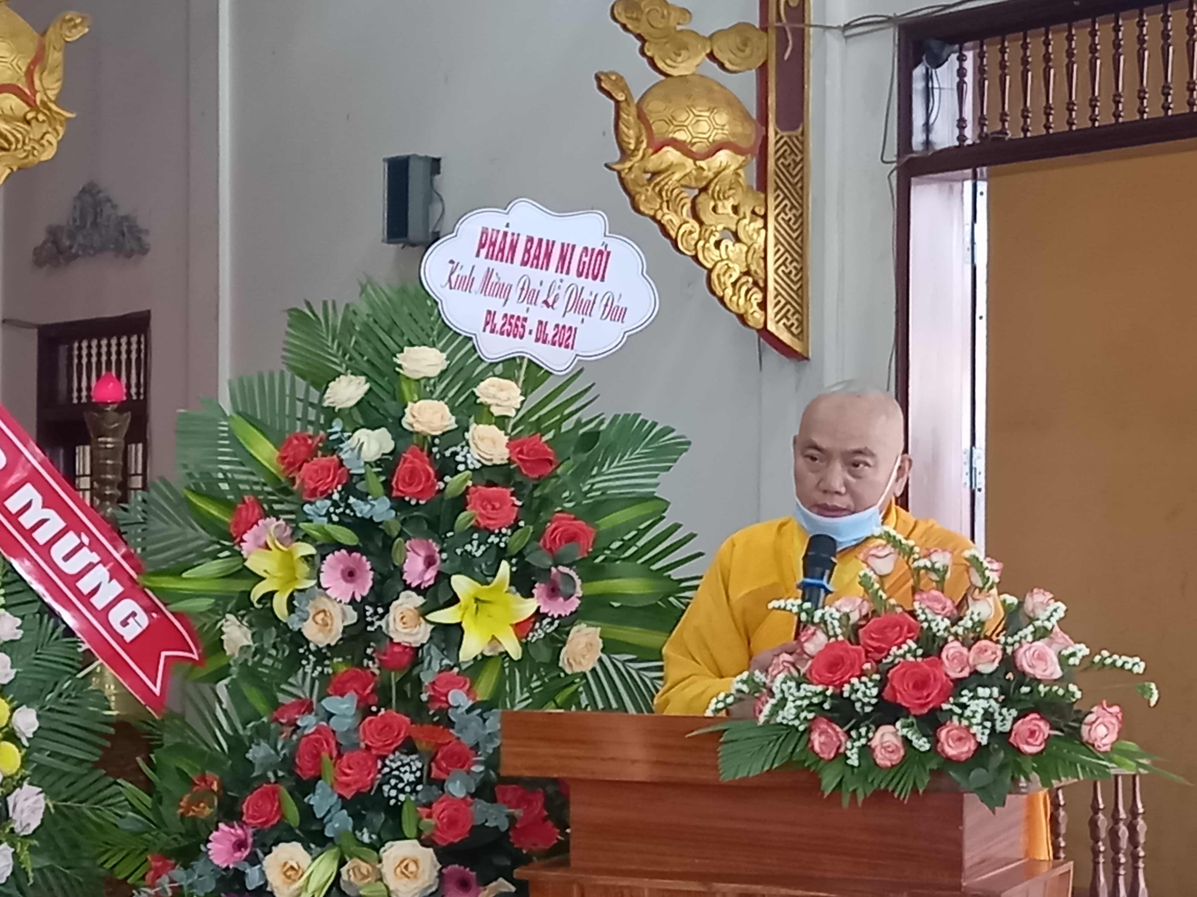 Hòa thượng Thích Từ Vân tuyên đọc Diễn văn Phật đản Phật lịch 2565 Hòa thượng Thích Từ Vân tuyên đọc Diễn văn Phật đản Phật lịch 2565