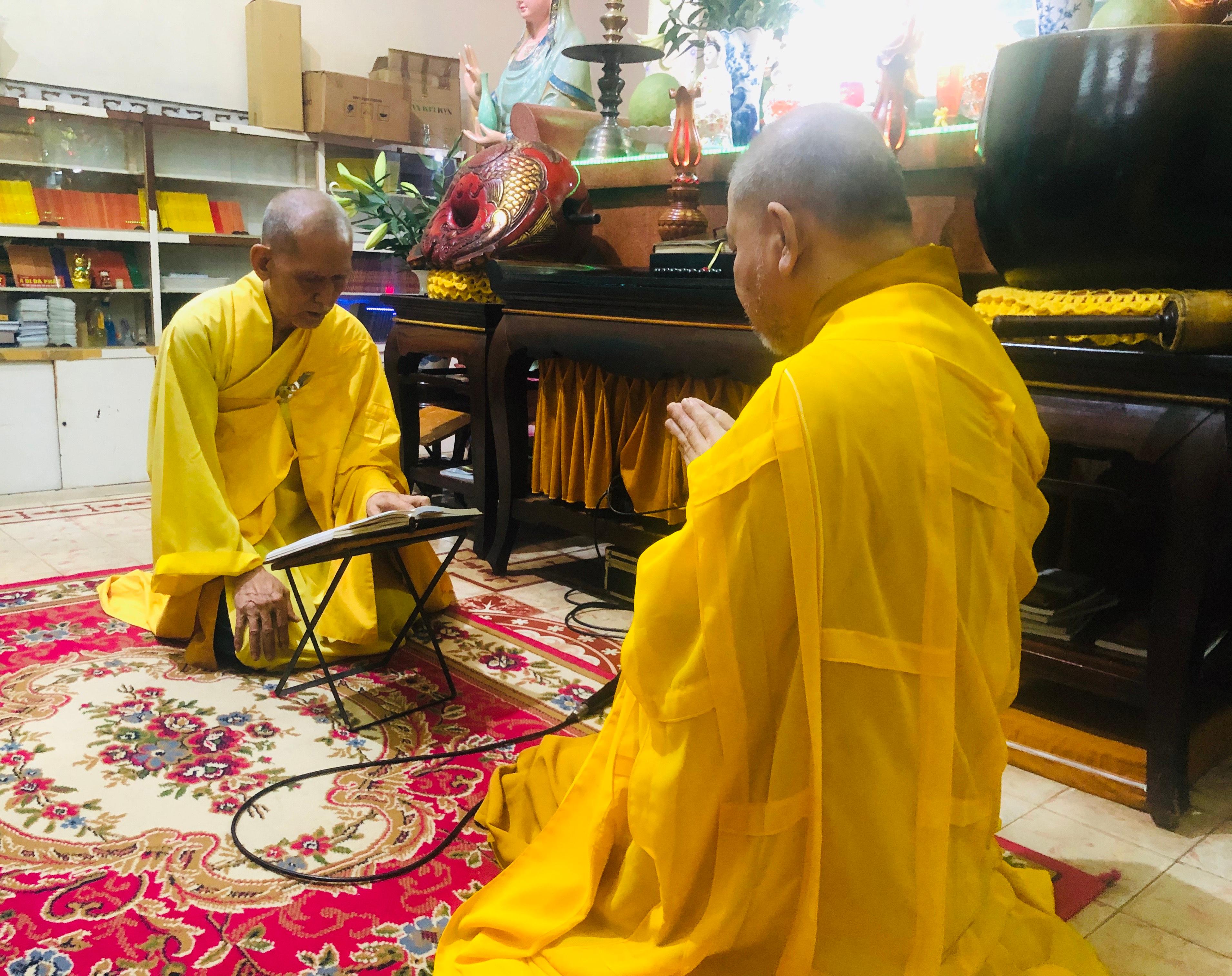 Nhị vị Hòa thượng đã đối thú an cư Nhị vị Hòa thượng đã đối thú an cư