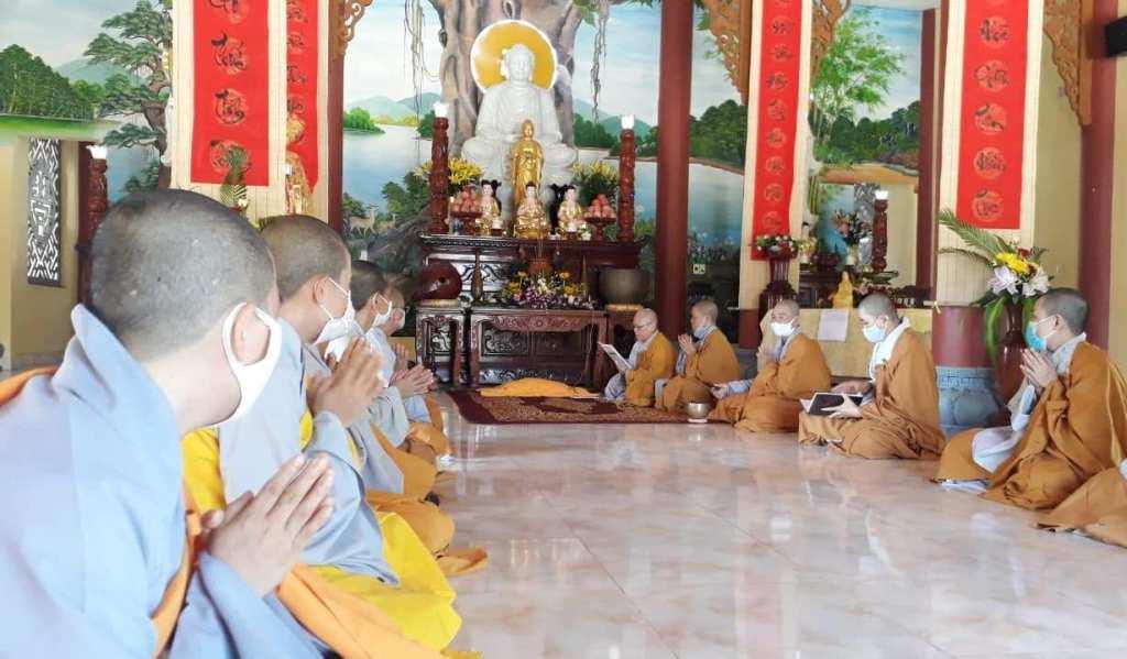 Chư Ni huyện Đại Lộc làm lễ An cư kiết hạ tại chùa Phú An Chư Ni huyện Đại Lộc làm lễ An cư kiết hạ tại chùa Phú An