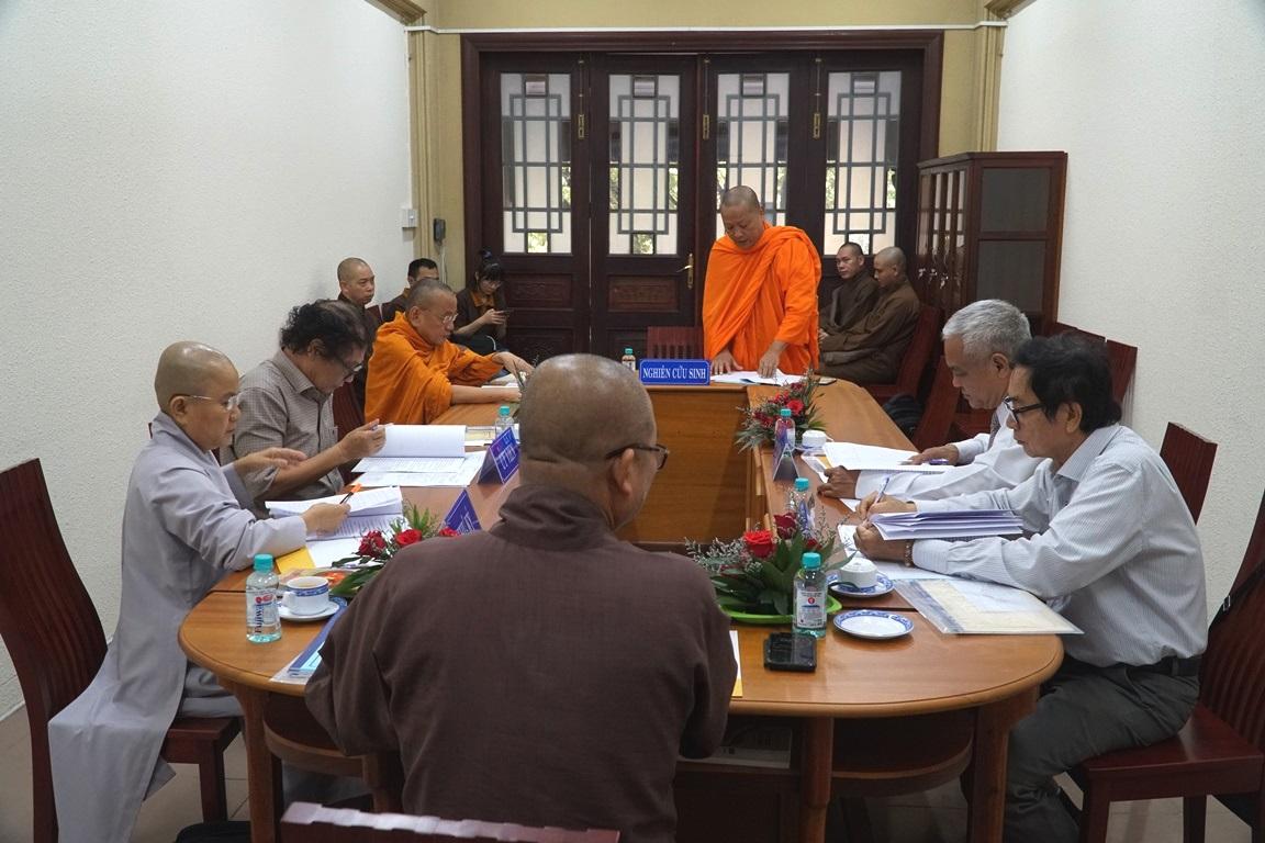 NCS Thích Thiện Giả đề tài Bảo tồn kinh lá buông NCS Thích Thiện Giả đề tài Bảo tồn kinh lá buông