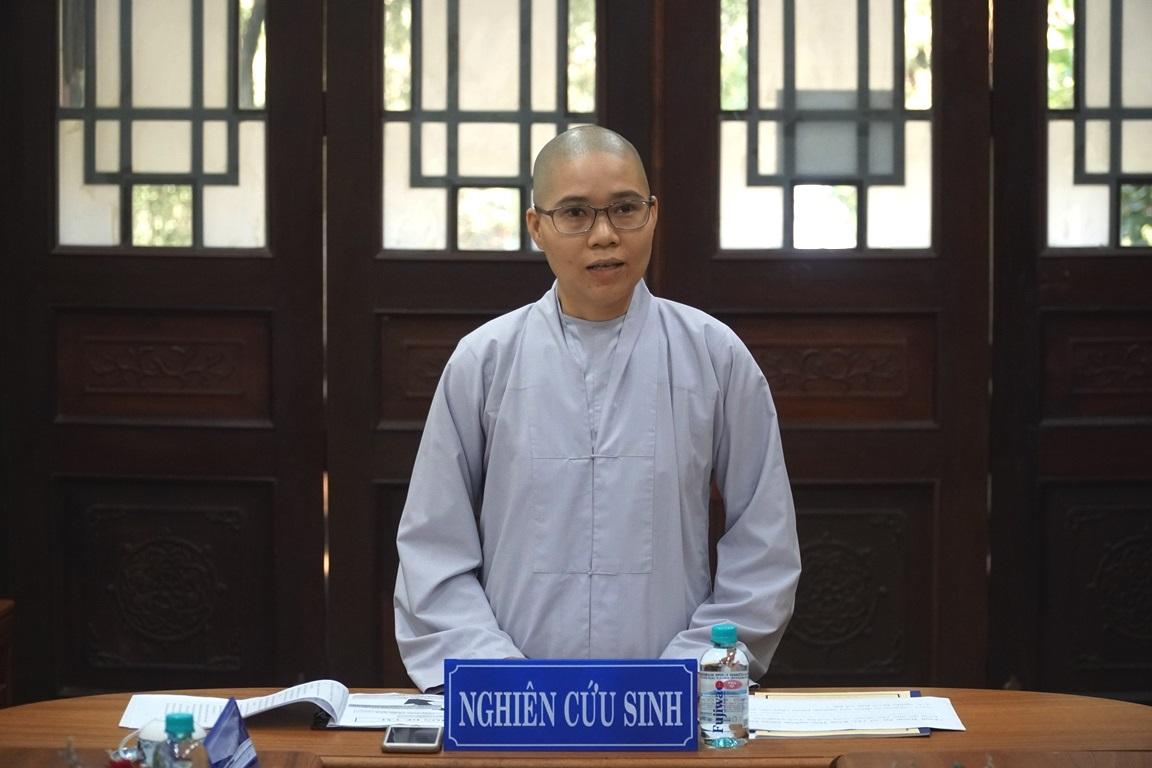 NCS.Thích nữ Chúc Đào bảo vệ đề cương NCS.Thích nữ Chúc Đào bảo vệ đề cương